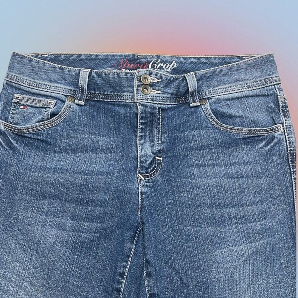 TOMMY HILFIGER Women’s 6 SPIRIT CROP Blue Jeans